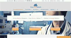 Desktop Screenshot of cirrusmedicalnetwork.com